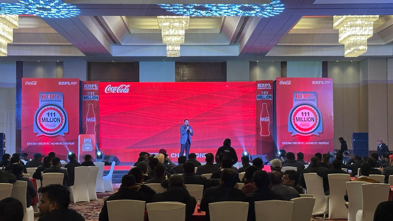 Coca-Cola 111 Million corporate show — main stage